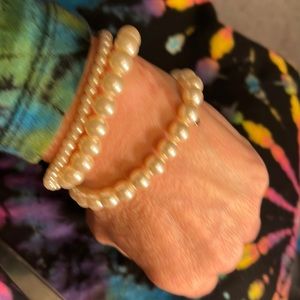 Pearl Bracelet by BAMBOOSHAY.  PK/PK